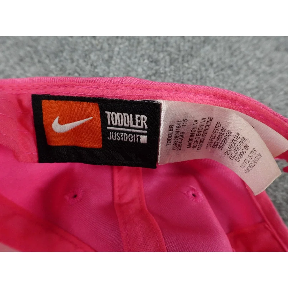 Nike Toddler Swoosh Adjustable Baseball Cap Hat Pink 2354-AA6-115‎